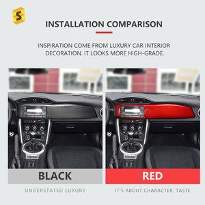 Embellecedor de panel de instrumentos para coche BMW/<span class=keywords><strong>Subaru</strong></span>, accesorio interior de fibra de carbono para automóvil, ES F30, F31, F32, F33, F34 y F36 - Product Image 3