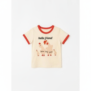 Camiseta de Verano Coreana Premium OZKIZ para Niños de 2 a 7 Años, Venta al por Mayor de Ropa Infantil, Tops para Bebés - Product Image 2