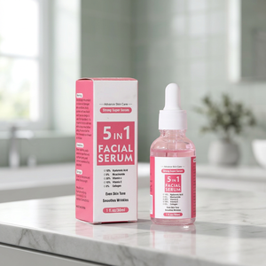 Suero Facial Multiactivo 5 en 1 de 30 ml, Niacinamida, VC, HA, Colágeno, Antienvejecimiento, Iluminador, Hidratante, Esencia para el Cuidado de la Piel - Product Image 3