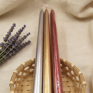 Velas Cónicas de Cera de Soja de 12 Pulgadas, Coloridas, sin Humo, para Cenas Románticas y Navidad, Venta al Por Mayor - Product Image 6