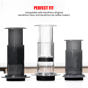 1 filtre compatible avec AeroPress <span class=keywords><strong>Aero</strong></span> <span class=keywords><strong>Press</strong></span> Original Go & Clear Coffee Maker Premium Replacement Disc Réutilisable Filter Mesh - Product Image 4