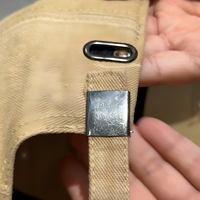 Ensemble de boucles courbées en acier inoxydable avec finition multicolore, œillets ovales et rivets creux pour la fabrication de chapeaux