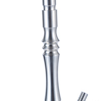 Chicha russe de haute qualité en gros, chicha en acier inoxydable, étui en verre, narguilé, chicha, ensemble complet
