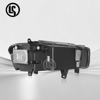 Faros Delanteros LED LS para BMW X5 F15 14-18, Actualización de Faros Angel Eyes, Lente Doble, DRL Amarillo y Blanco