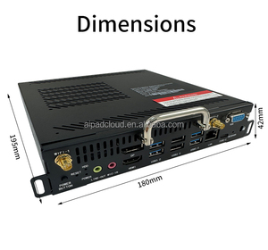 Chống sốc 6th Gen i3 Ops mô-đun 8 + 512GB SSD 5 ~ 60Hz khả năng chịu rung cho xe gắn kết thông minh bảng đen - Product Image 2