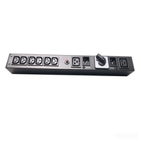 PDU avec double entrée d'alimentation, interrupteur de bypass manuel pour maintenance, 19 pouces, 16A, C13 C19 C20 pour centre de données, redondance UPS