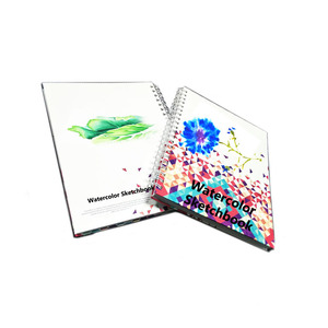 300gsm artista Cold Press disegno e pittura PU leather Perfect Binding acquerello Art sketch book - Product Image 6