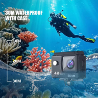 Für SJCAM SJ4000 Air Action Kamera 4K Video 30M Wasserdichte 2.4G WiFi Sport kamera für Fahrrad & Motorräder MicroSD Media