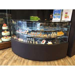 Bakery Cake Display Fridge Refrigerated Table Cake Cabinet Freezer Display Door Manufacturer Refrigerator Cake Display Case