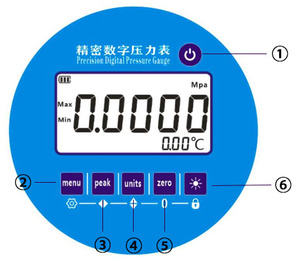 Dikai DK500D Multifunctional Industrial Digital Manifold Gauge -0.10-250MPa Range 0.05%FS Accuracy BSP/NPT Thread - Product Image 2