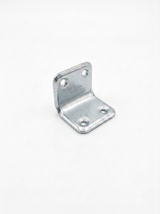 Connecteur d'angle en fer forgé sur mesure 25x25x35mm, revêtement en zinc, finition poudrée, pour armoire, penderie, étagère - Product Image 1