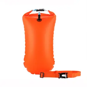 खुले पानी के फ्लोटेशन उपकरण ढहने योग्य पोर्टेबल सुरक्षा pvc inflatable स्विमिंग बोय तैराकी बोय तैय