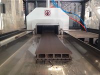 WPC-máquina de extrusión de madera y plástico, poste de haz de quilla para cubierta de wpc
