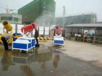 Canon à brouillard agricole monté sur tracteur avec réservoir d'eau et groupe électrogène à essence, prix de gros du pulvérisateur à canon à brouillard