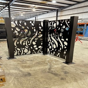 Panneaux de clôture et de portail en aluminium de haute qualité découpés au laser, écrans en aluminium sur mesure - Product Image 6