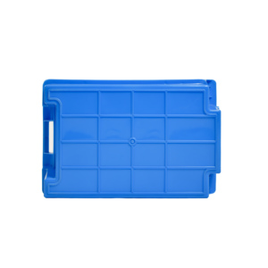 600 thông hơi lưu trữ Tote hộp nhựa màu xanh hậu cần Stackable <span class=keywords><strong>Crate</strong></span> cho cá - Product Image 6