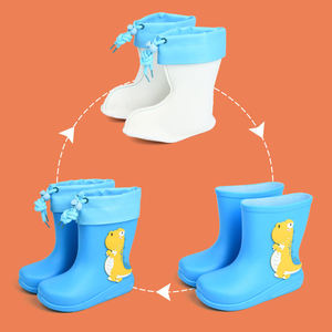 Bottes <span class=keywords><strong>de</strong></span> <span class=keywords><strong>pluie</strong></span> imperméables antidérapantes pour enfants, bottes <span class=keywords><strong>de</strong></span> <span class=keywords><strong>pluie</strong></span> en PVC souple et durable avec semelle intérieure pour garçons et filles, équipement <span class=keywords><strong>de</strong></span> <span class=keywords><strong>pluie</strong></span> pour jeux en plein air - Product Image 4