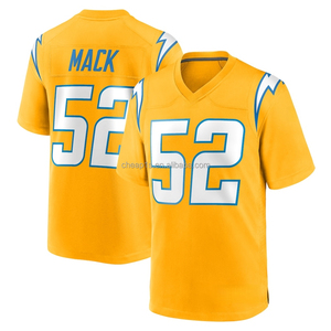 Vente en gros de maillots de football américain brodés <span class=keywords><strong>Los</strong></span> <span class=keywords><strong>Angeles</strong></span> Charger bleus # 10 Justin Herbert # 3 Derwin James Jr. Uniforme de football - Product Image 3