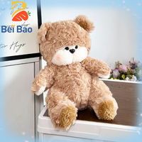 Peluche ours mignon pour la Saint-Valentin, 8 pouces, coton PP, cadeau de couple, présentoir de vente au détail, cadeau d'événement, design romantique adorable