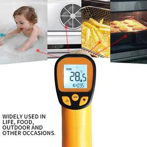 Pistola de temperatura a laser termômetro infravermelho DT-380, termômetro digital de carne <span class=keywords><strong>IR</strong></span> para cozinhar, doces, alimentos, grelha de forno de pizza - Product Image 2