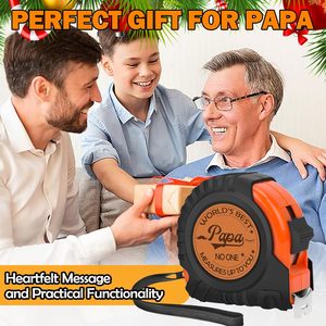 Ruban à mesurer rétractable métrique portable avec logo personnalisé, cadeau pour grand-père, ruban à mesurer promotionnel - Product Image 3