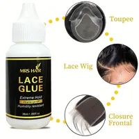 Colle pour perruques 1/3/5 Lace Glue 38ml – Adhésif extrême tenue, imperméable, pour perruques Lace Frontal et Full Lace – Durable et longue durée – Flacon