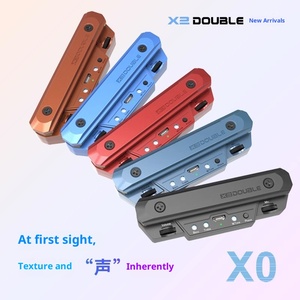 双X0赛璐珞耐用原声吉他拾音器音孔前置放大器，带旋钮音量和音调控制乐器附件 - Product Image 3