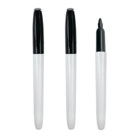 Fabricant logo personnalisé NOIR stylo marqueur permanent étanche à base d'huile ultra fine pointe stylo marqueur 1mm pour verre de silicone