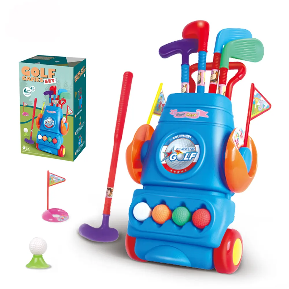 Mini juego de juguetes de Golf para niños, juguete de Golf para niños pequeños, juguetes deportivos para interiores y exteriores para niños, juego de deportes de interior para niños