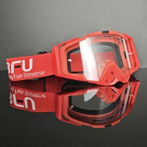 FBFU - Casco Deportivo Profesional para Motocicleta, Resistente al Viento, para <span class=keywords><strong>Hombre</strong></span>, con Gafas de Motocross y Lentes Intercambiables - Product Image 3