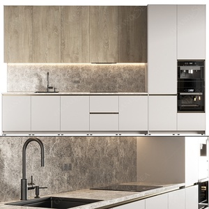 Design personalizzato piccolo armadio da <span class=keywords><strong>cucina</strong></span> in pietra sinterizzata Backsplash legno porta piatta armadio da <span class=keywords><strong>cucina</strong></span> <span class=keywords><strong>per</strong></span> il progetto di appartamento - Product Image 3