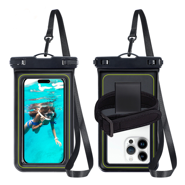 Outdoor Sponge Floatable Waterproof Mobile Pouch Dry Bag Arm Band Cell Phone Waterproof Bag for Running Swimming