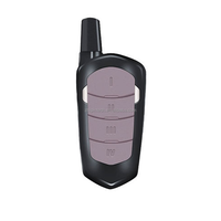 Télécommande universelle Zhipin 433 MHz à 4 boutons en plastique pour interrupteur d'éclairage, porte de garage, portail, option copie de code, pile CR2016