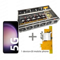 Système de ferme de 14 ventilateurs et 20 téléphones avec compatibilité mobile OTG pour carte mère S23, emballage personnalisé d'occasion