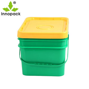 Bidón <span class=keywords><strong>de</strong></span> Plástico con Tapa, <span class=keywords><strong>Precio</strong></span> <span class=keywords><strong>de</strong></span> Fábrica, Contenedor <span class=keywords><strong>de</strong></span> Plástico <span class=keywords><strong>de</strong></span> Alta Calidad, Cubeta Rectangular para Pintura - Product Image 3