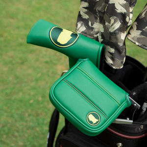 Free Sample Golf <b>Putter</b> Shoes <b>Headcover</b> Magnetic Logo Embroidery Golf Blade <b>Putter</b> Head Cover - Product Image 2