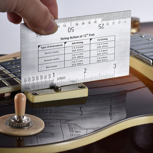 Outil professionnel de jauge de règle d'<span class=keywords><strong>action</strong></span> de corde pour la configuration de banjo de <span class=keywords><strong>mandoline</strong></span> de basse de guitare - Product Image 6
