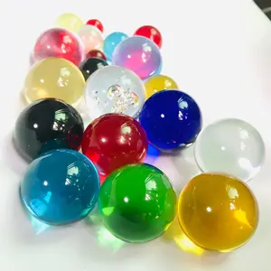 كرة كريستالية ملونة من الكريستال الزجاجي من الكريستال الملون من year scrystal, ديكورات المنزل