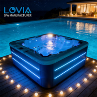 Baignoires Spa Design Moderne Prix Usine Vente en Gros Baignoire Balnéo Extérieure Jacuzzi de Luxe pour Jardin