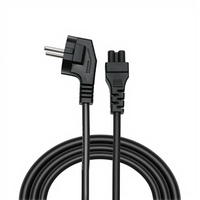 Cable de Alimentación Europeo C5 Resistente, Cable de Corriente Alterna para Computadora Portátil, Monitor y Electrónica de Consumo