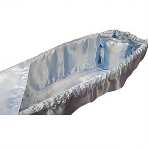 Cofani Funebri in Legno Massello Stile Europeo di Alta Qualità, Ecologici, 220 Pollici Cubici, 1 Anno di Garanzia, Prodotto Funerario del Produttore - Product Image 5
