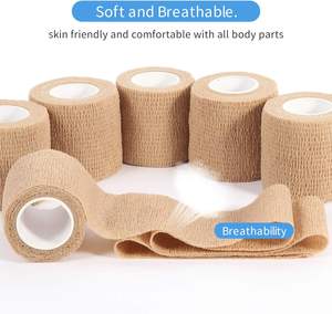 ضمادة مرنة غير منسوجة الإسعافات الأولية الطبية في الهواء الطلق بالجملة ضمادة مرنة بلون صلب الطبية - Product Image 3