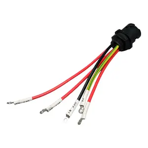 GX16 5-poliges Nickel-Luftfahrt anschluss kabel für Stecker und Buchse Aviation Plug mit 1Ft Elektrokabel für elektronische Geräte