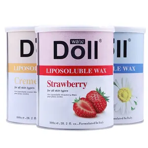 DOLL WAX 800 g Haarentfernung neuer Geschmack tropische Mischung Frucht weiches warmes Wachs natürliches Enthaarungsmittel dose fettlösliches Wachs