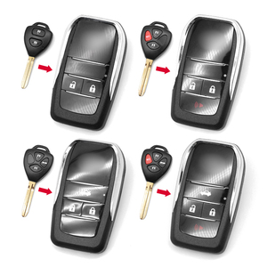 Sửa Đổi Lật Gấp Nâng Cấp Từ Xa Vỏ Chìa Khóa Cho T-Oyota Corolla Rav4 Mong Muốn Hilux C-Amry Yaris Vios Fortuner <span class=keywords><strong>Toy43</strong></span> - Product Image 5