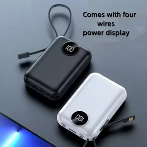 Vente chaude, mini centrale électrique ABS 10000 mAh pour smartphone avec 3 ports USB, batterie externe portable de petite taille - Product Image 3