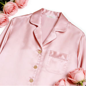 Ladies high-end Arundo donax plant fiber and <b>silk</b> <b>pajamas</b> set Healthy antibacterial 2piece <b>Pajama</b> Set Chinese wholesale <b>pajamas</b> - Product Image 2