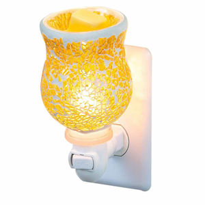 Electric Ceramic Mosaic <strong>Wax</strong> <strong>Melt</strong> Warmer US/EU/<strong>UK</strong> Plug Night Light Desktop Candle Warmer Indoor Customized - Product Image 2