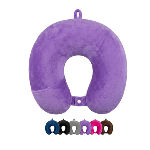 Oreiller de maternité ergonomique en mousse à mémoire de forme pour le cou, double soutien dorsal, en forme de U, pour la grossesse et le voyage - Product Image 6