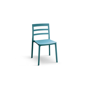 Luca <b>Chair</b> Set Of 4 Light <b>Blue</b> Polypropylene Indoor Outdoor <b>Dining</b> <b>Chairs</b> - Product Image 1